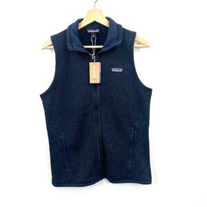 NEW Patagonia recycled better sweater vest Nena navy blue outdoor hiking S NWT